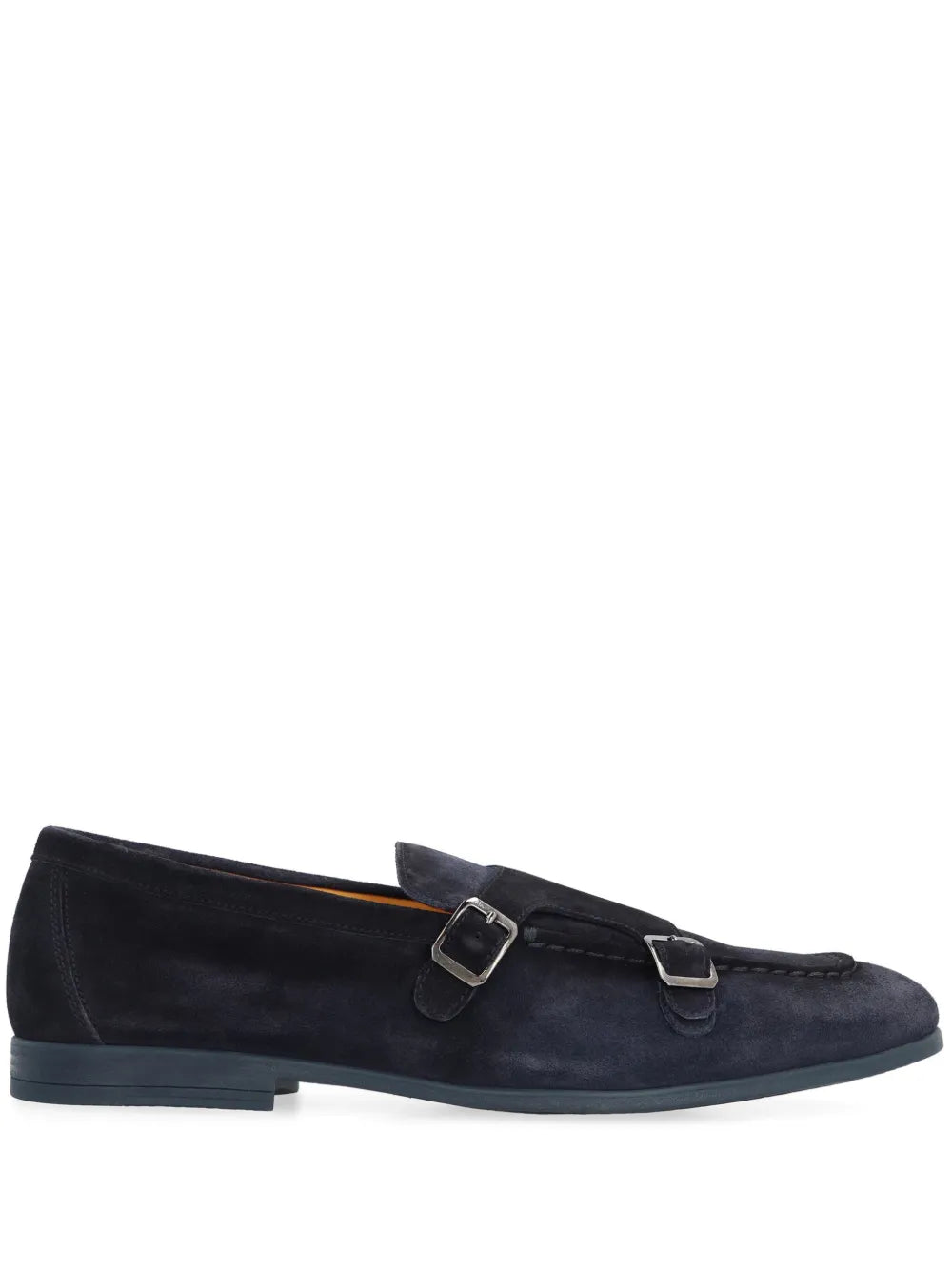 Doucal's Duke suede monk-strap loafers