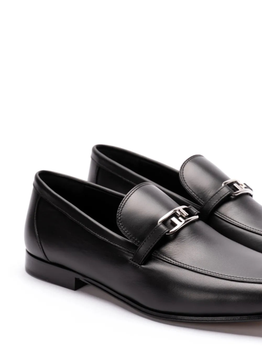 FENDI logo-plaque loafers