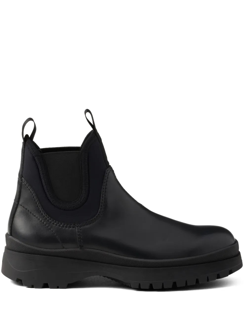 Prada leather Chelsea boots