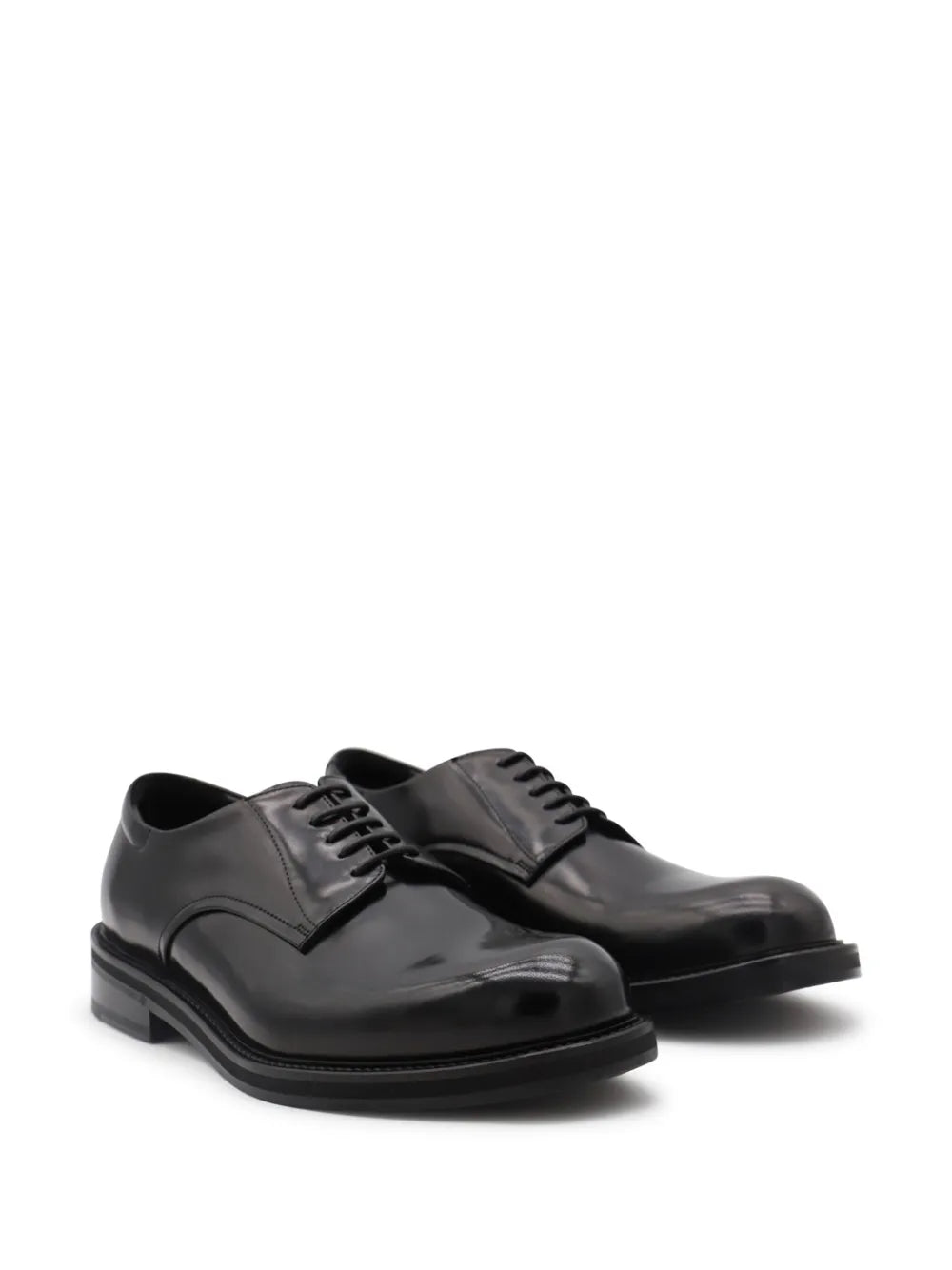 Canali leather lace-up shoes