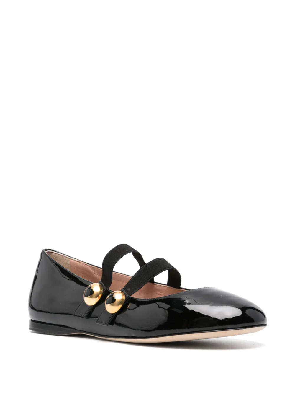 Moschino patent-leather ballet flats