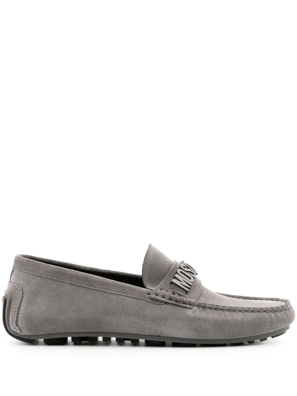 Moschino logo-plaque detail loafers
