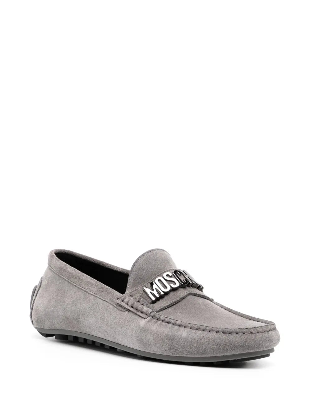 Moschino logo-plaque detail loafers