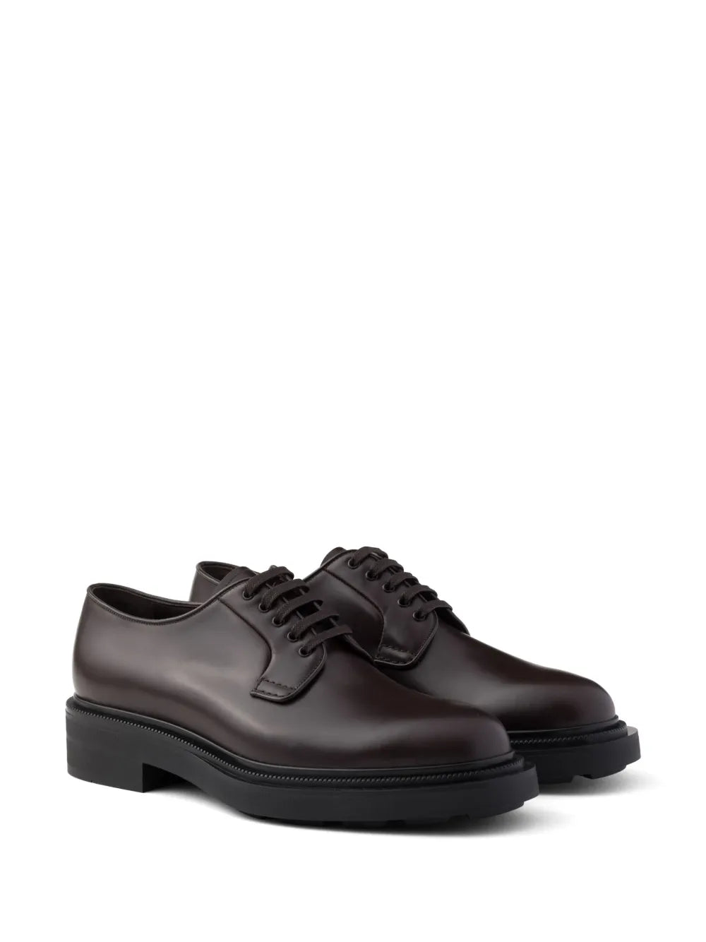 Prada brushed leather shoes
