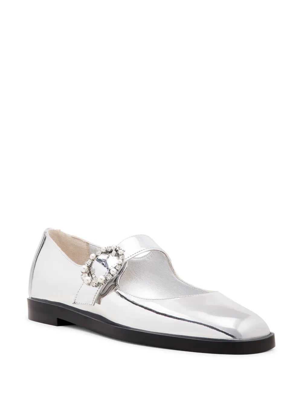 Stuart Weitzman Loralei Crystal ballerina shoes