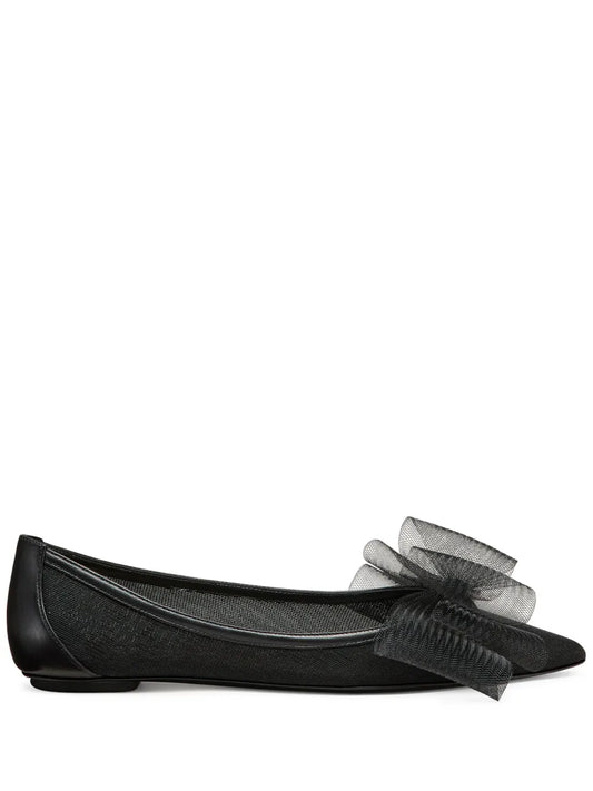 Stuart Weitzman leather ballerina shoes