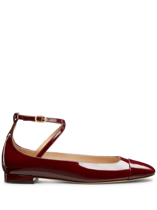 Stuart Weitzman leather ballerina shoes