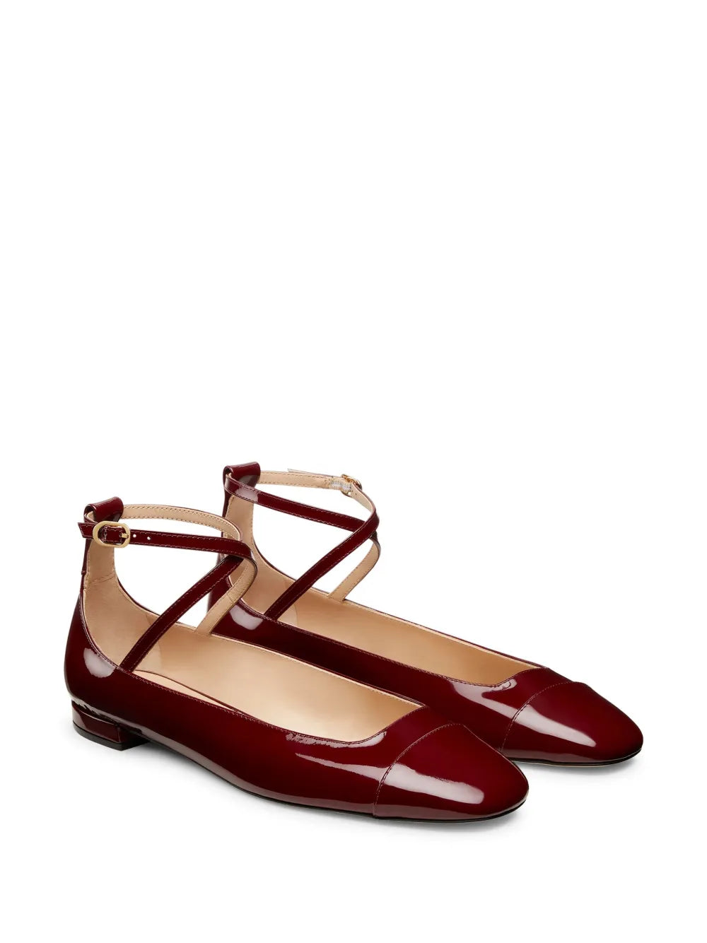 Stuart Weitzman leather ballerina shoes