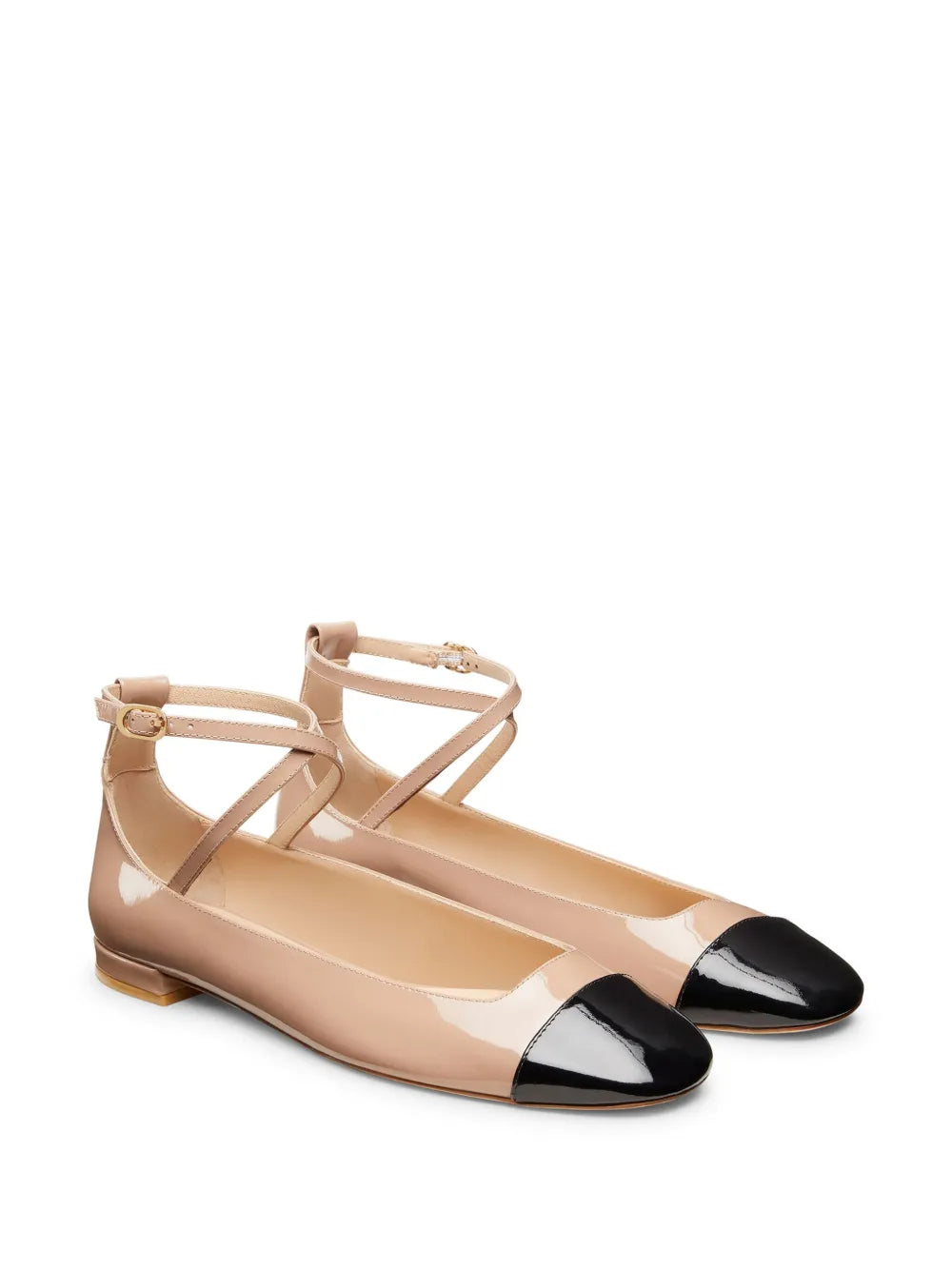 Stuart Weitzman leather ballerina shoes