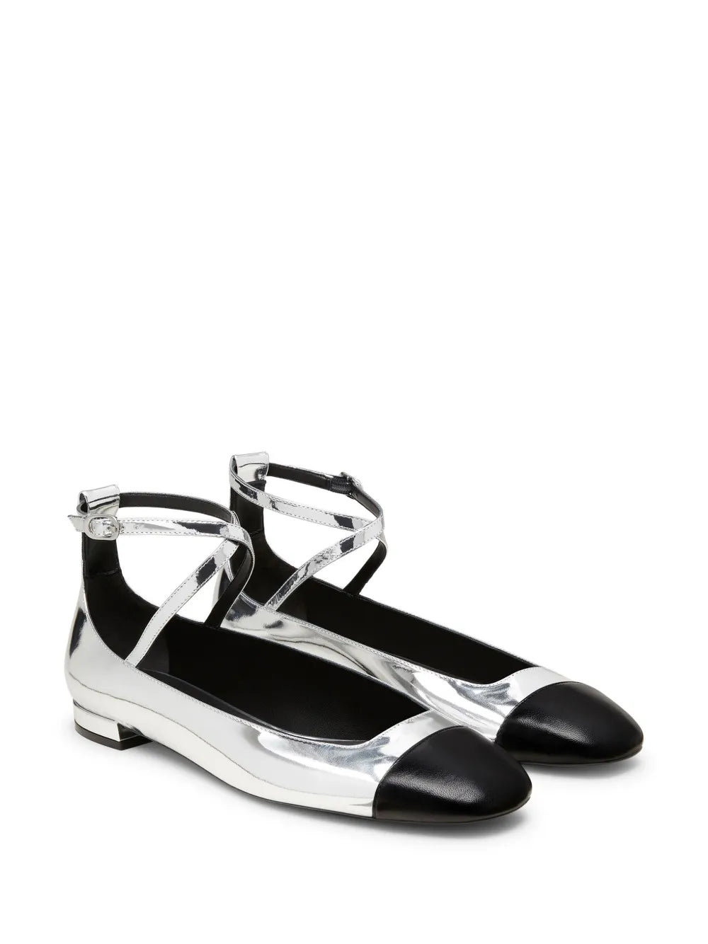 Stuart Weitzman leather ballerina shoes