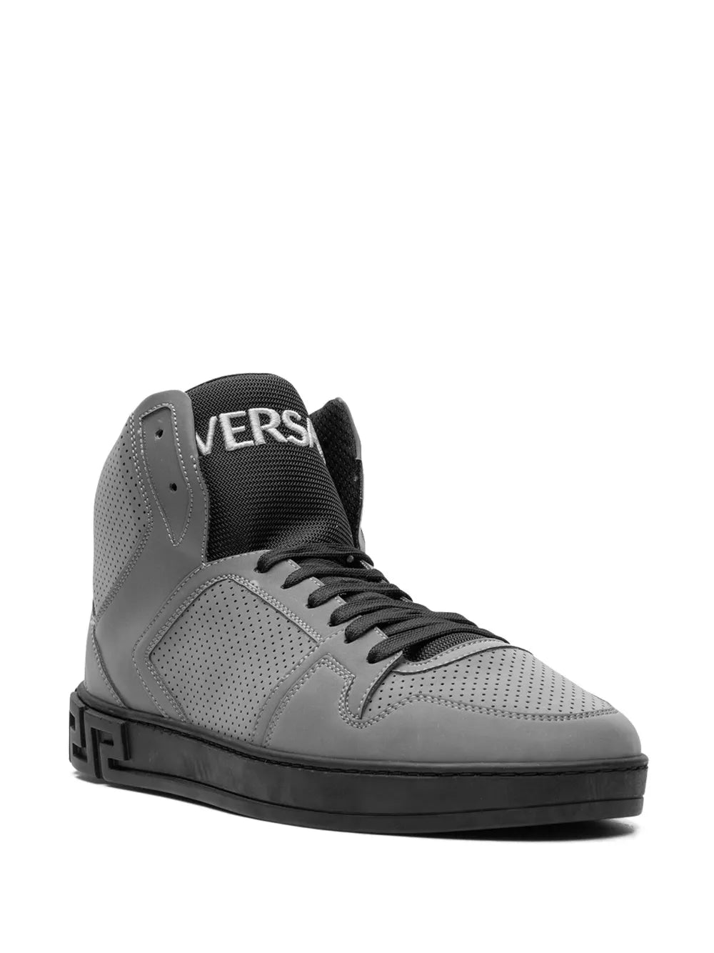 Versace Greca-embossed high-top sneakers