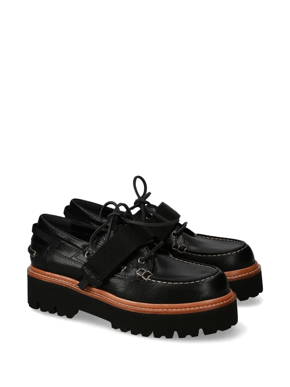 Premiata leather lace-up shoes
