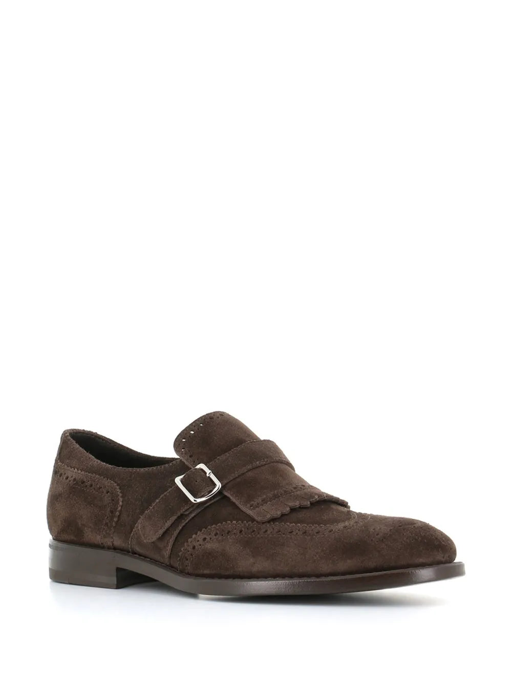 Henderson Baracco suede monk shoes