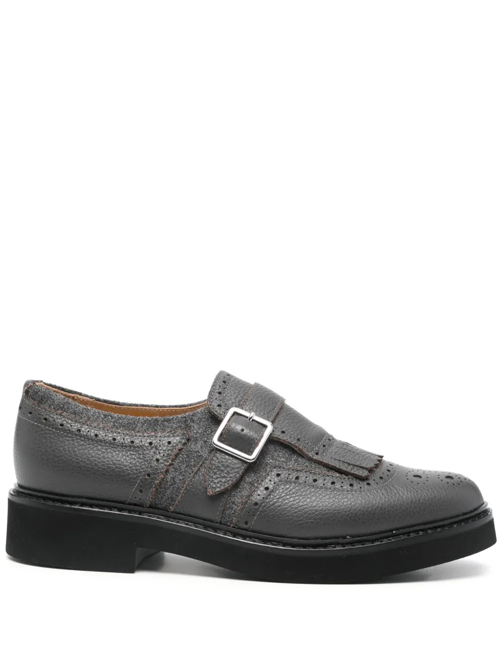 Doucal's leather fringed brogues
