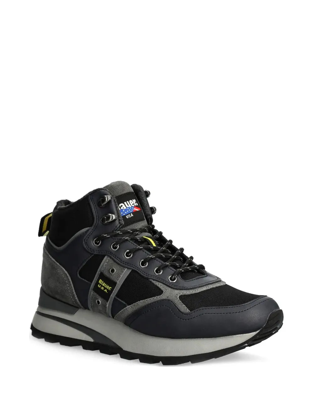 Blauer panelled boots