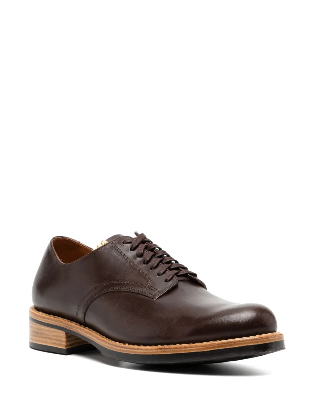 visvim Toe-Folk leather derby shoes