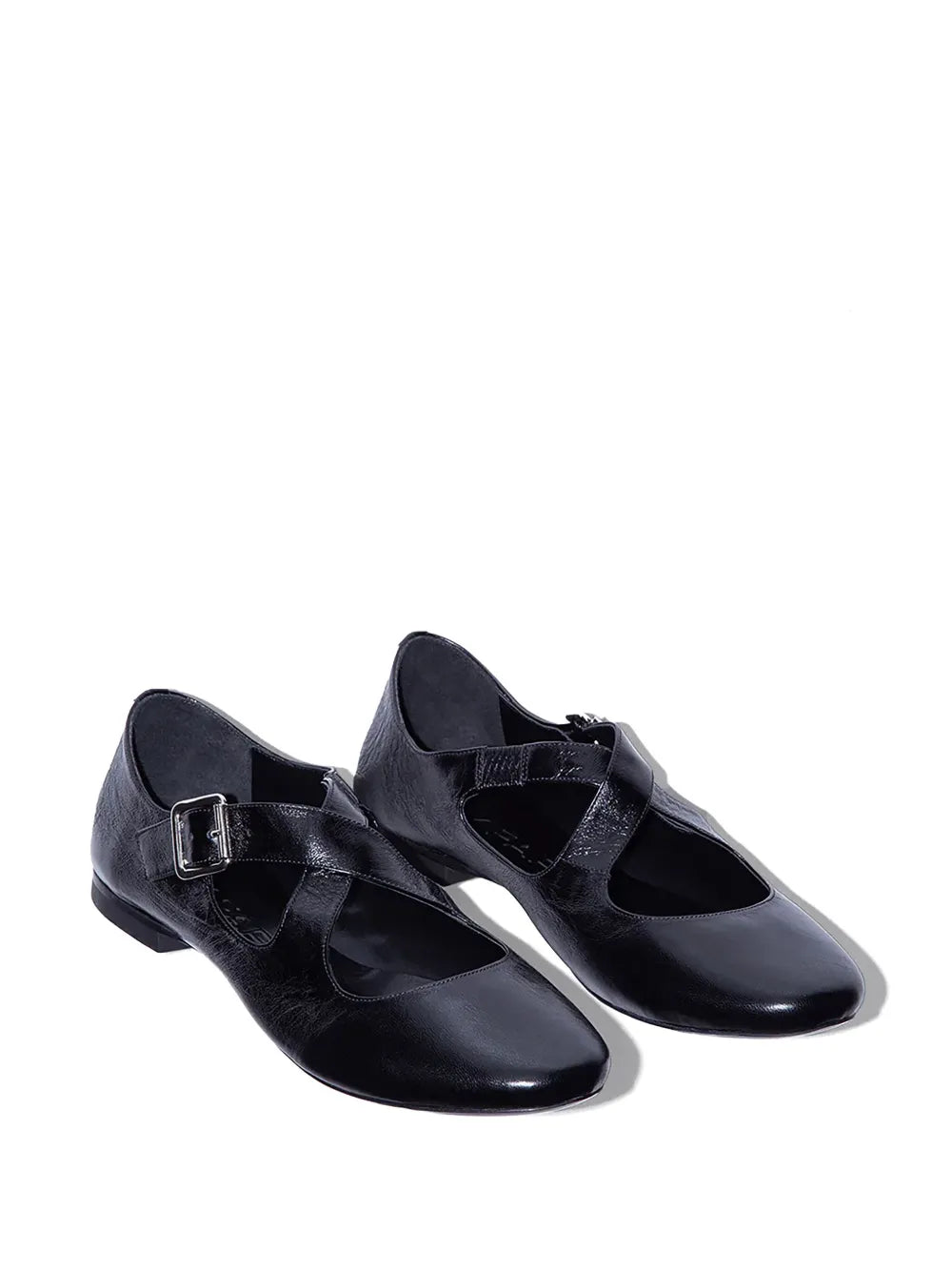 BY FAR Tami leather ballerina shoes