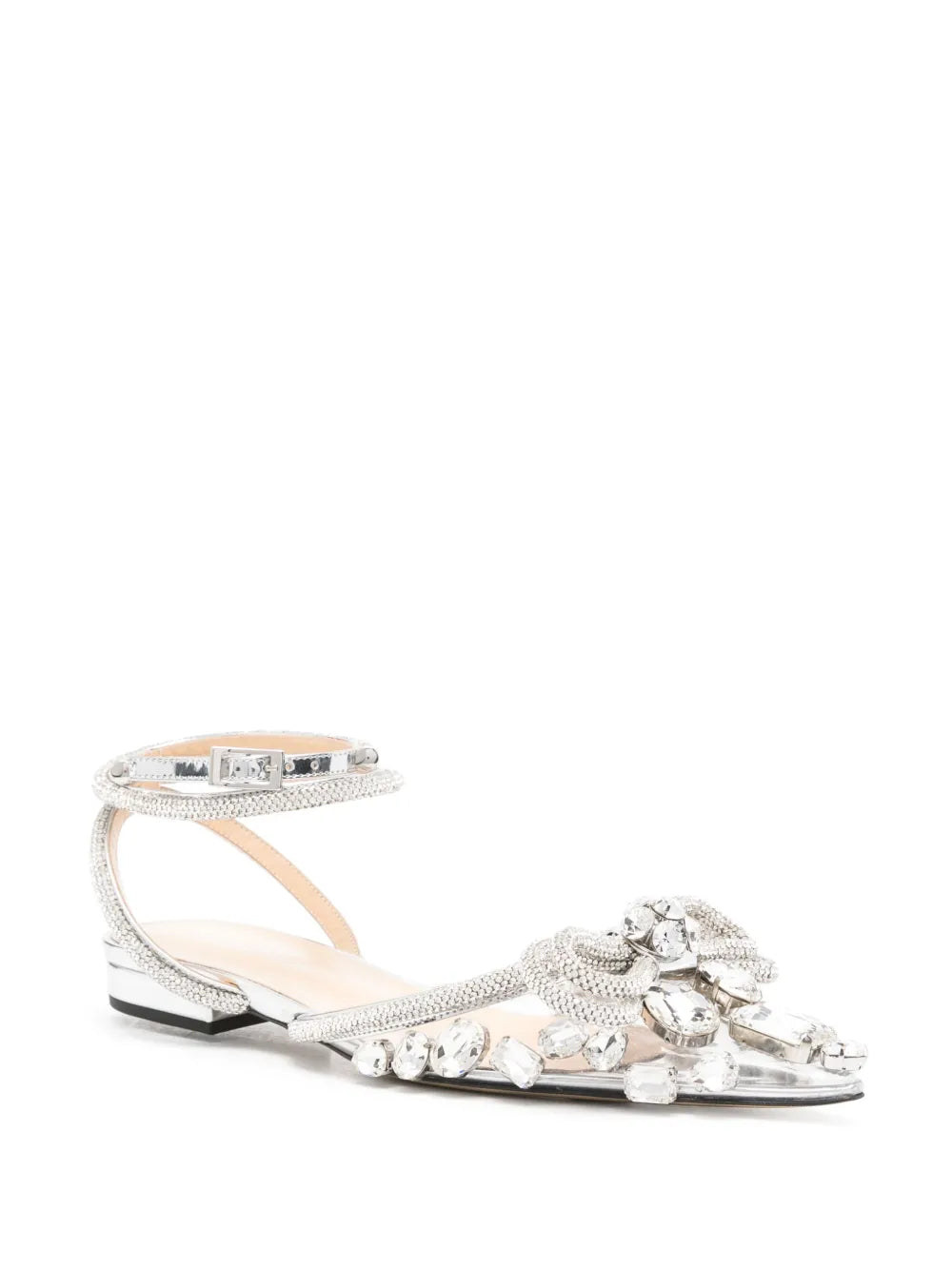MACH & MACH Double Bow ballet flats