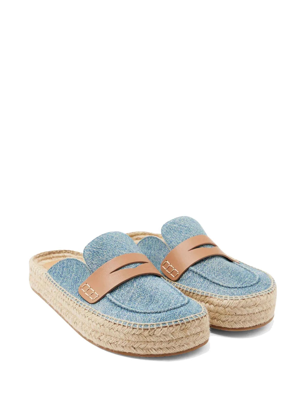 JW Anderson denim loafer mules