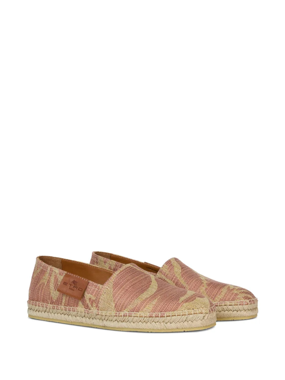 ETRO paisley-print linen espadrilles