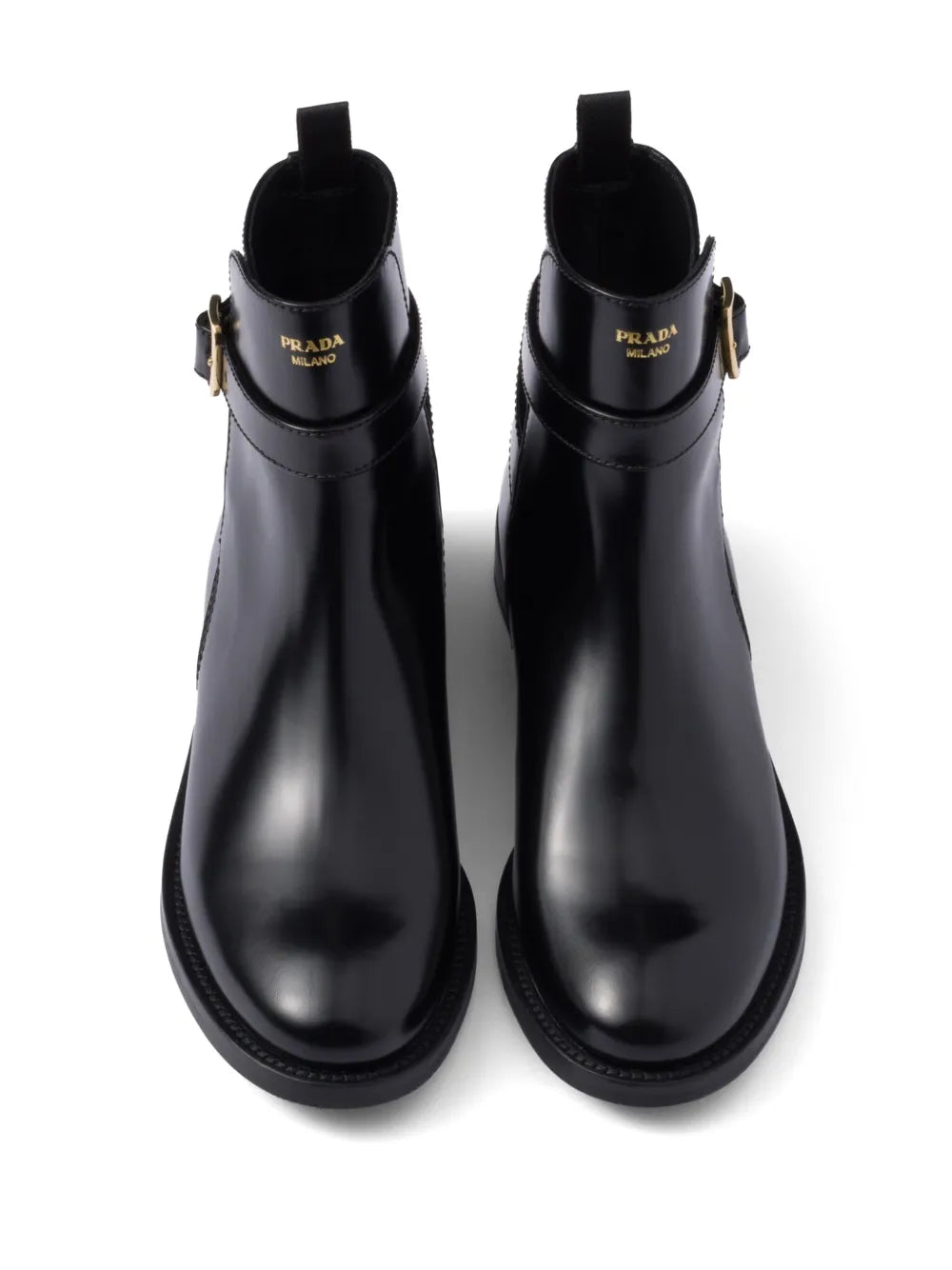 Prada logo-print boots