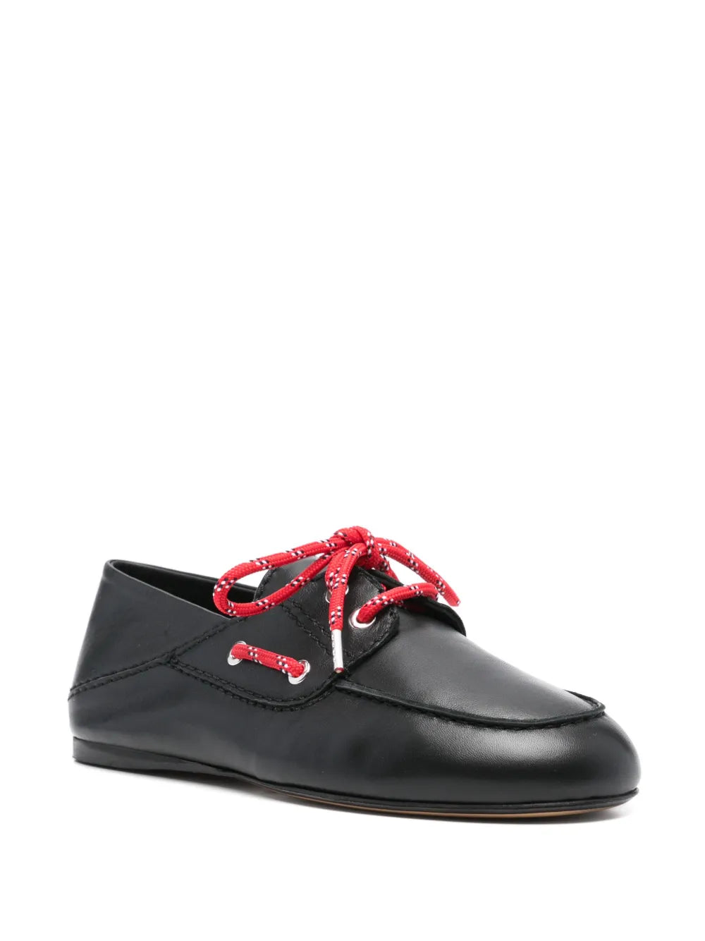 SANDRO leather boat shoes