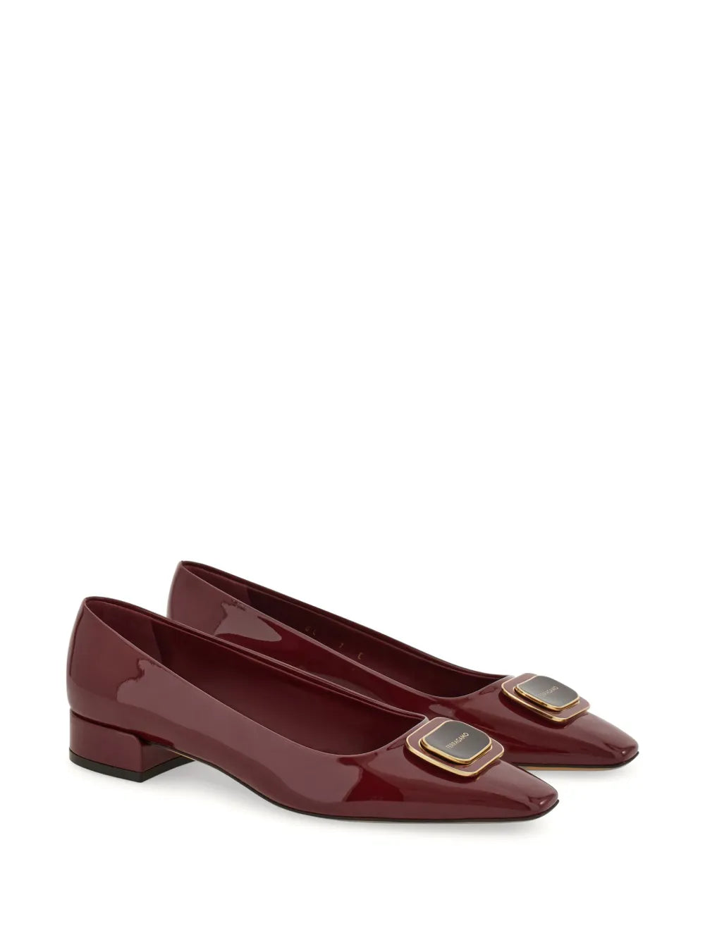 Ferragamo New Vara plate ballerina shoes