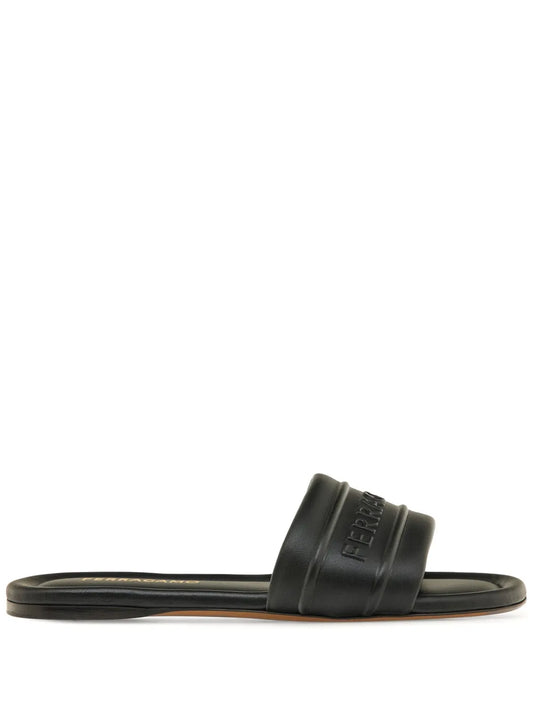 Ferragamo logo-embossed slides