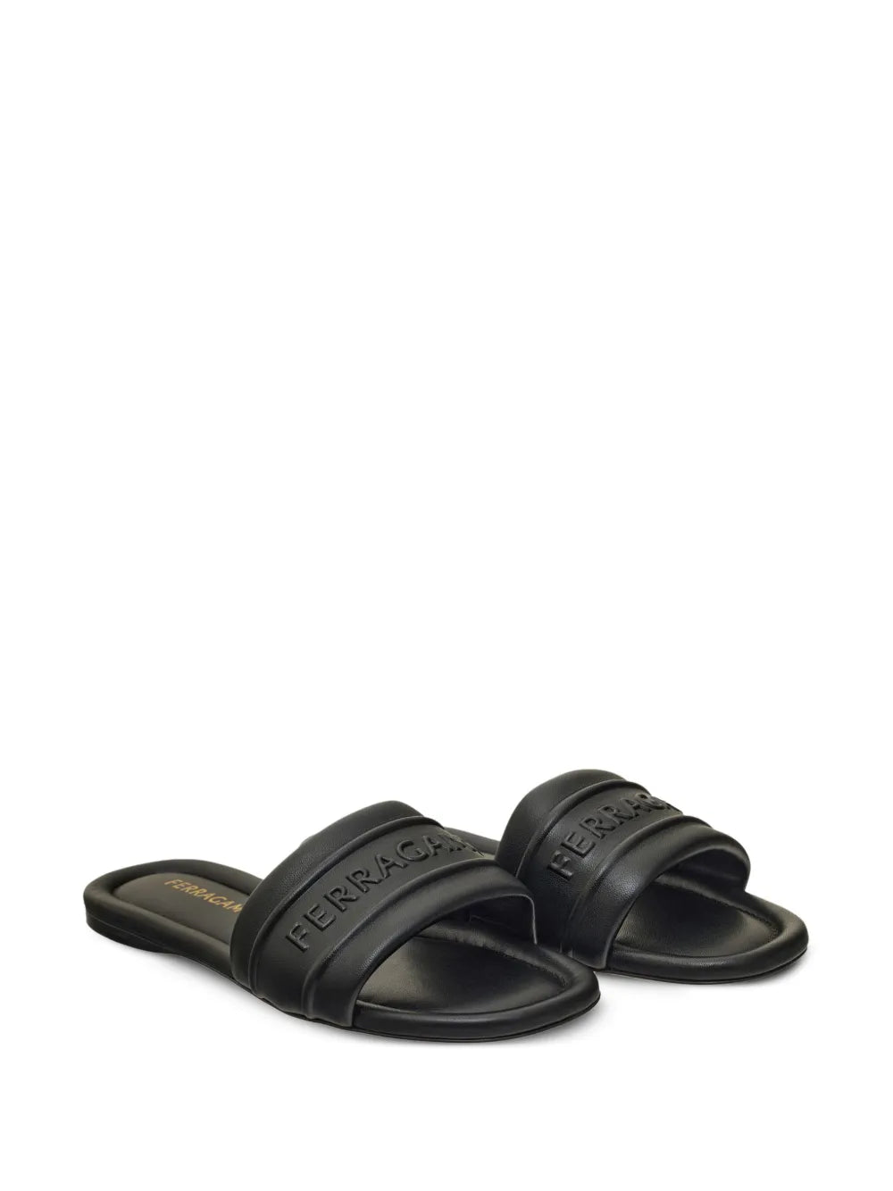 Ferragamo logo-embossed slides