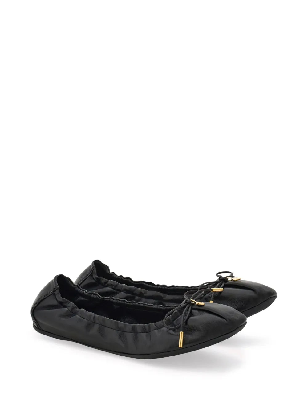 Ferragamo leather ballerina shoes