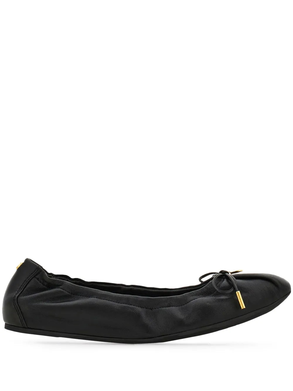 Ferragamo leather ballerina shoes