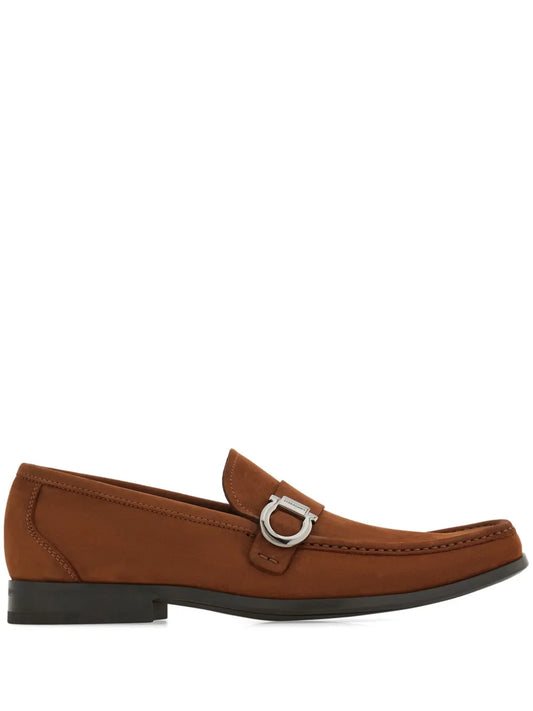 Ferragamo Gancini-plaque loafers