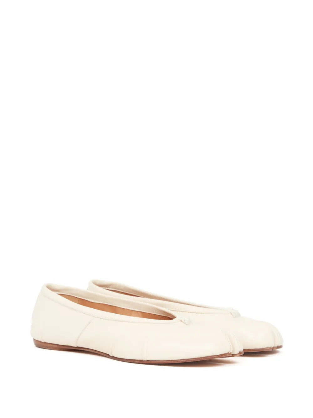 Maison Margiela Tabi leather ballerina shoes