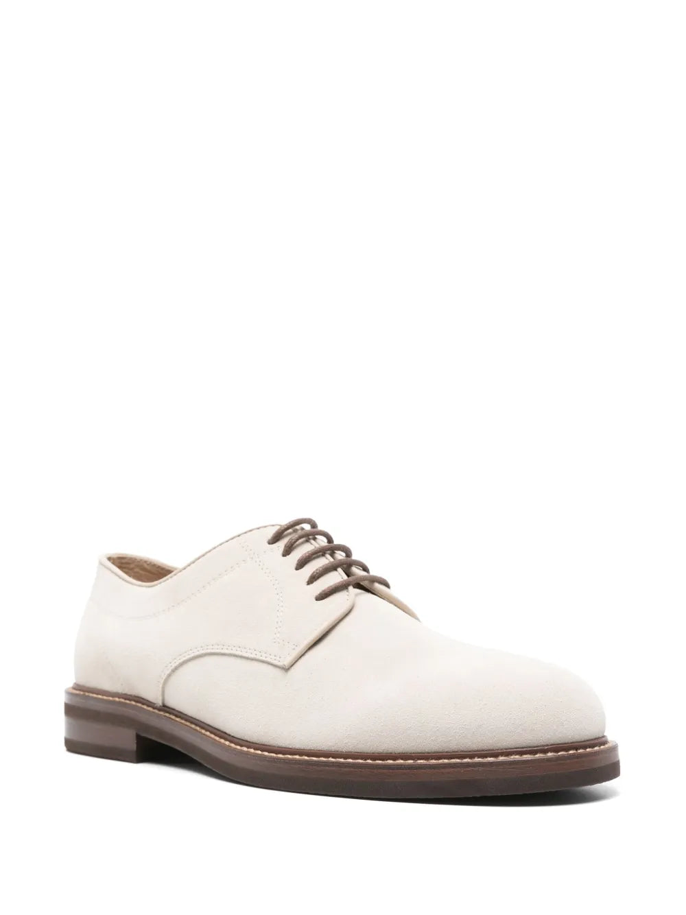 Brunello Cucinelli suede derby shoes