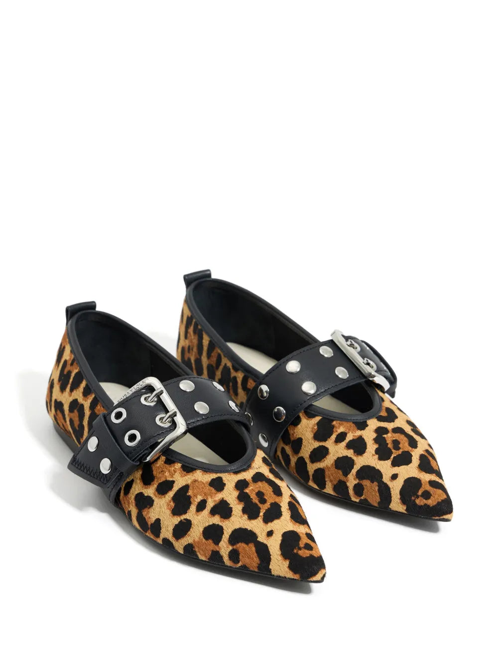 Bimba y Lola leopard-print ballerina shoes