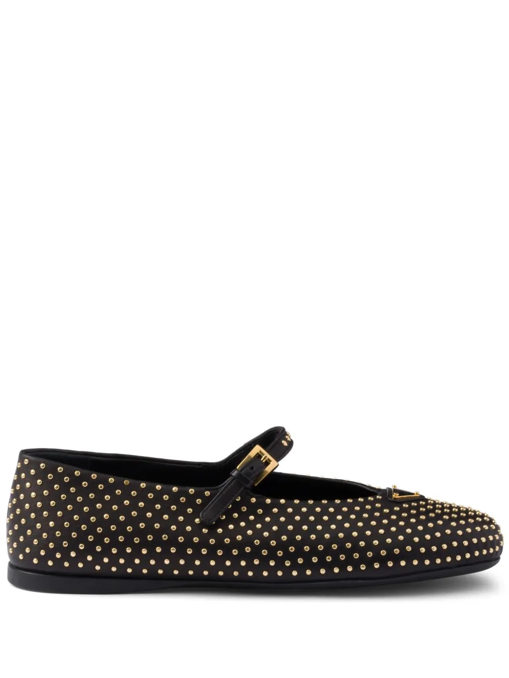 Prada stud-embellished ballerina shoes