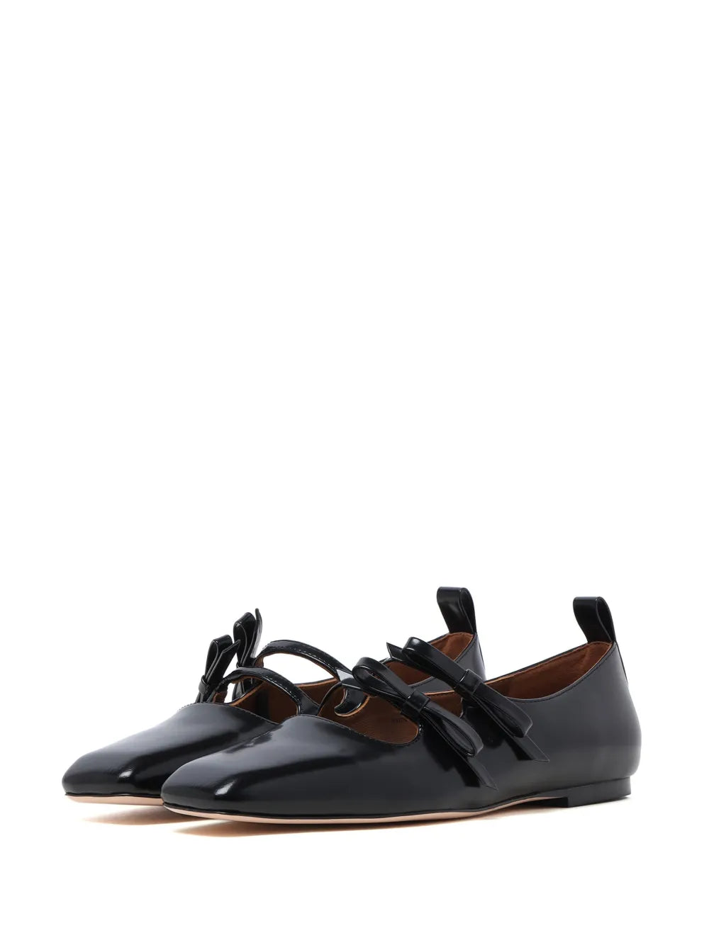 SHUSHU/TONG bow-detail ballerina shoes