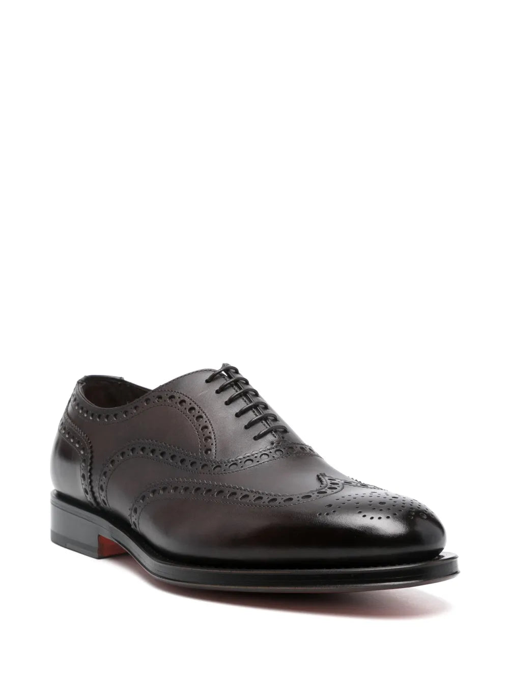 Santoni leather Oxford shoes
