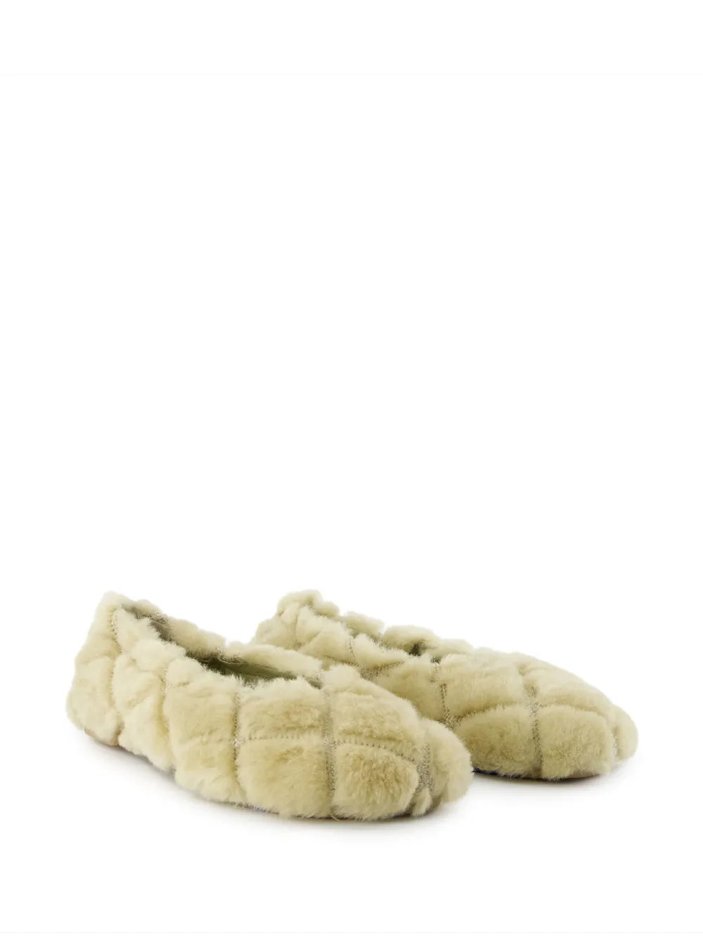 Burberry shearling balleria shoes