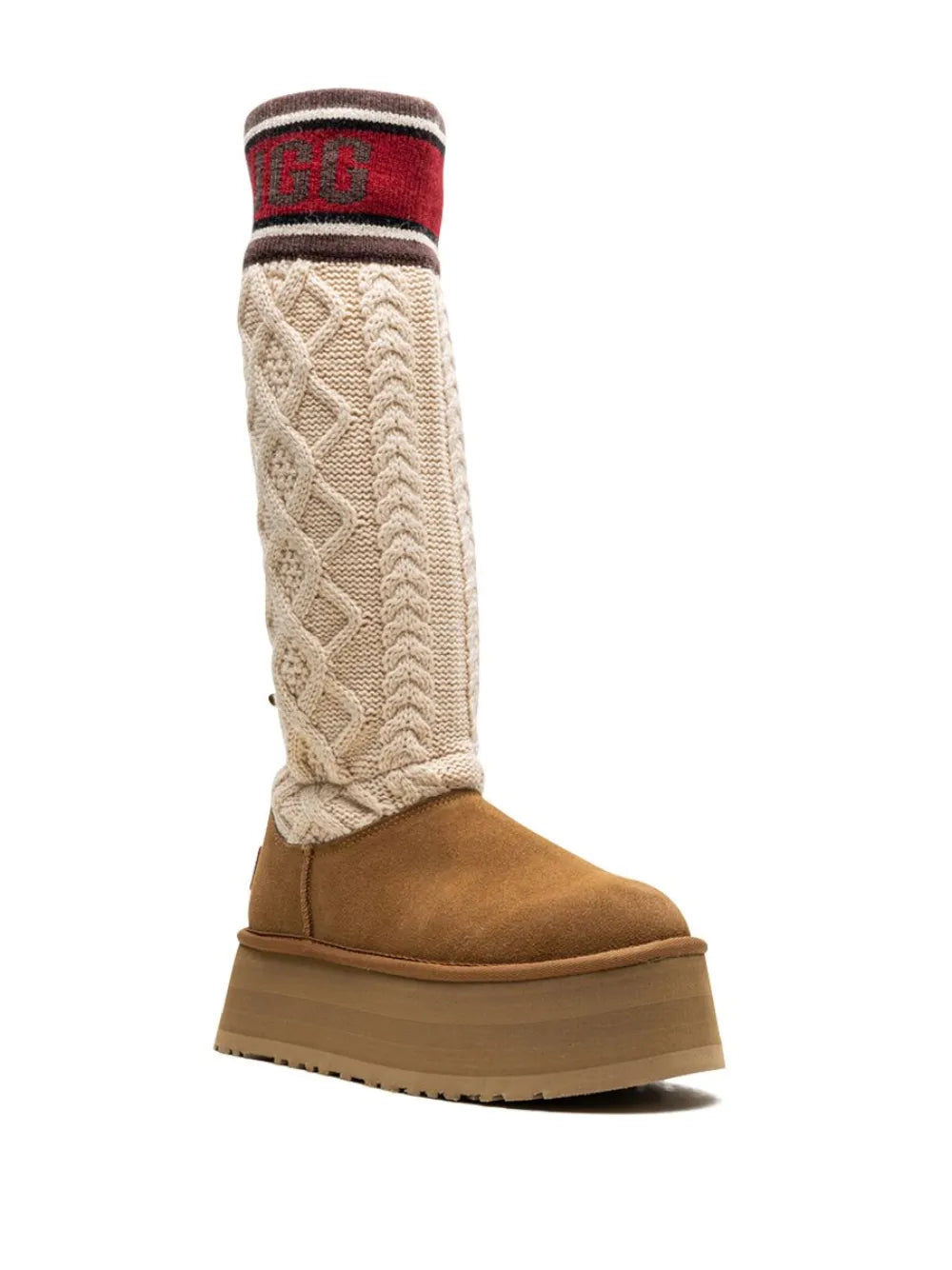 UGG Classic Sweater Letter "Chestnut" boots