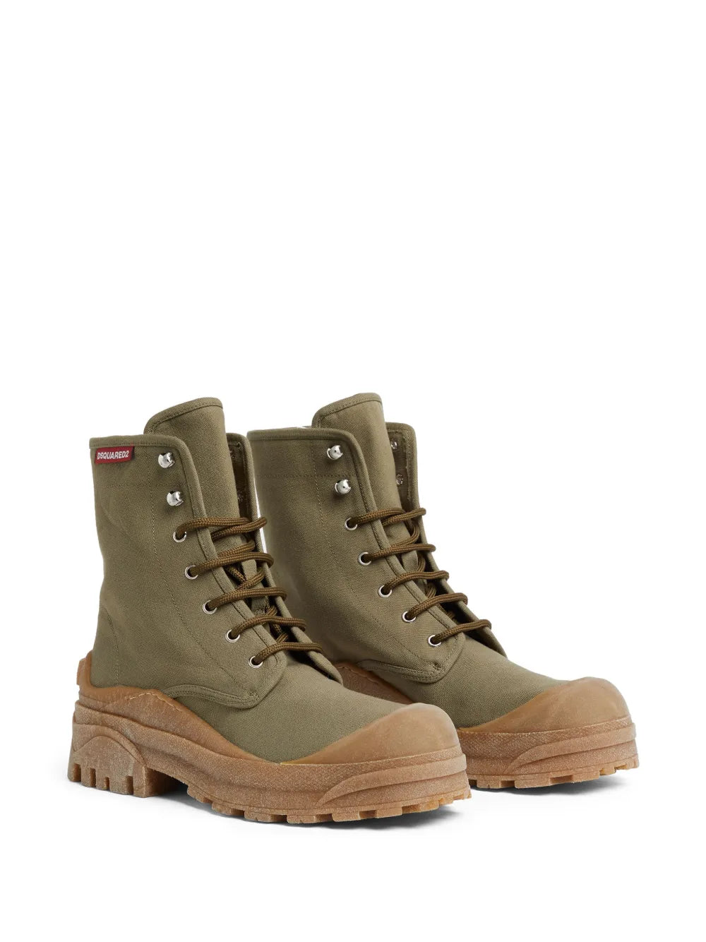 DSQUARED2 canvas ankle boots