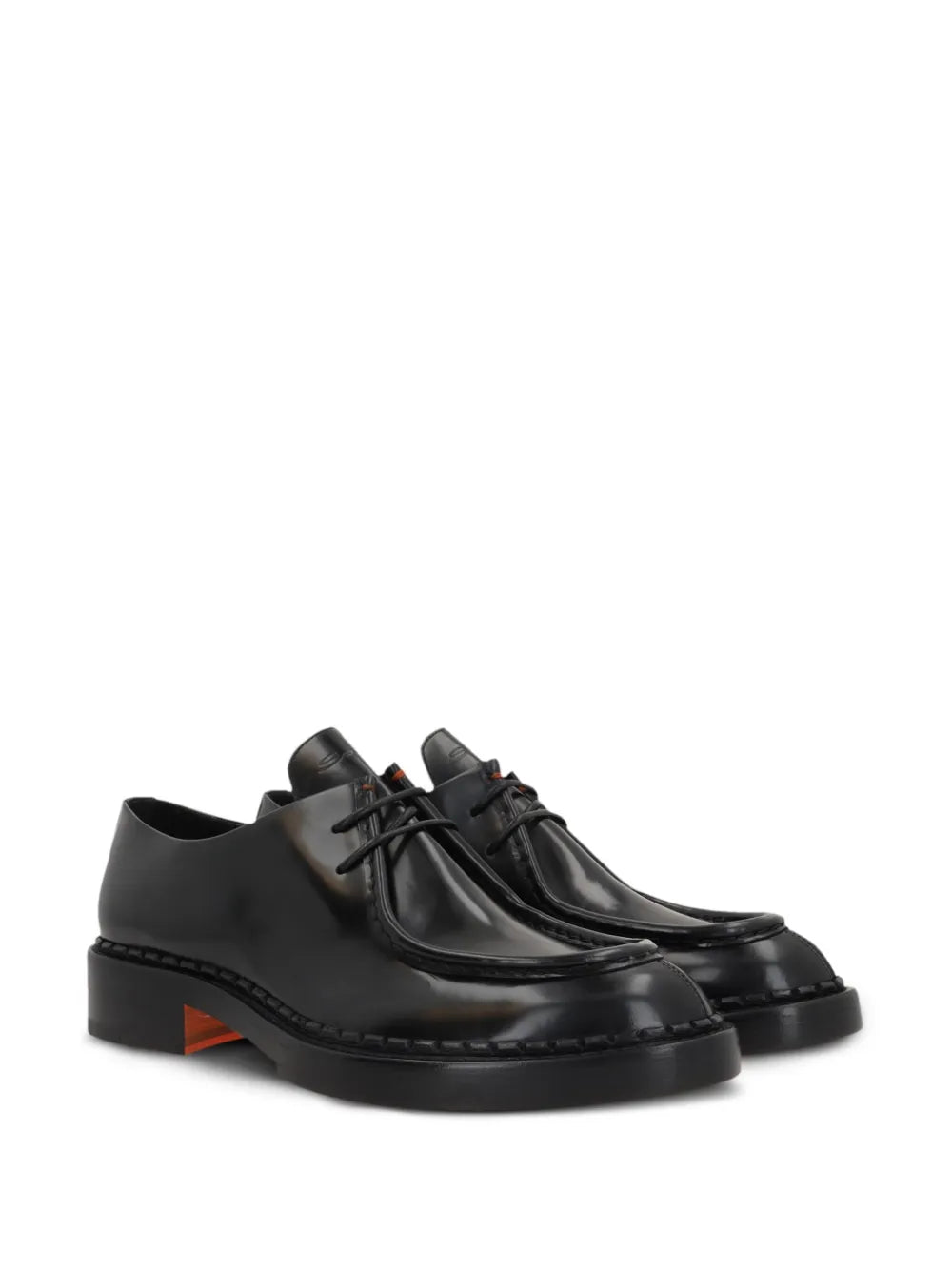 Santoni x 10 Corso Como leather lace-up shoes