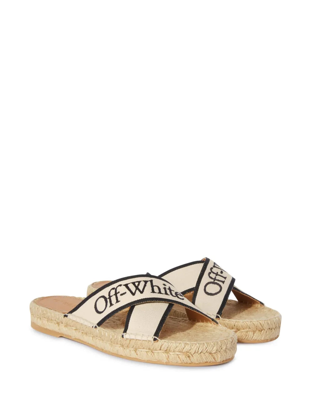 Off-White criss-cross espadrilles