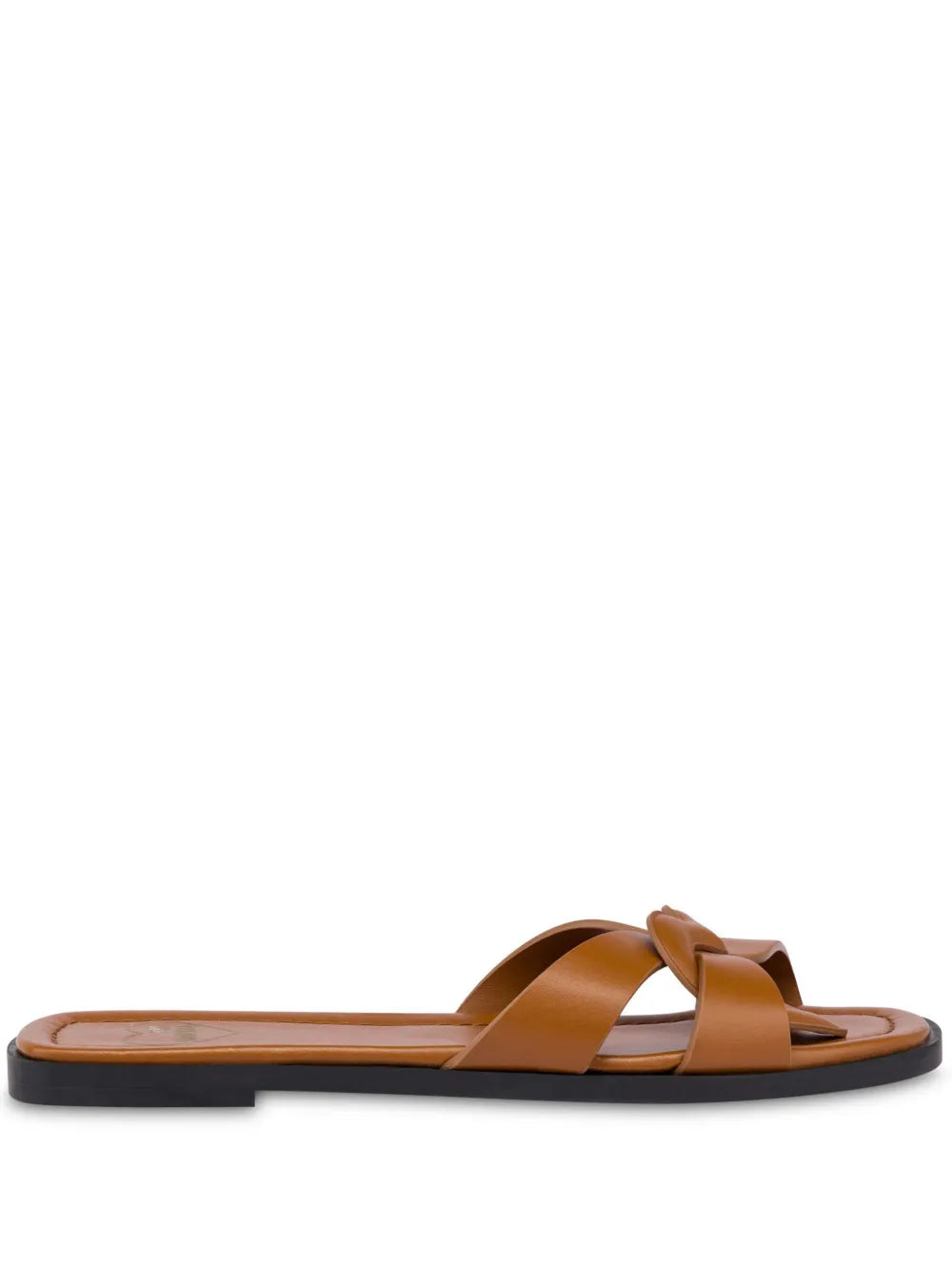 Love Moschino leather slides