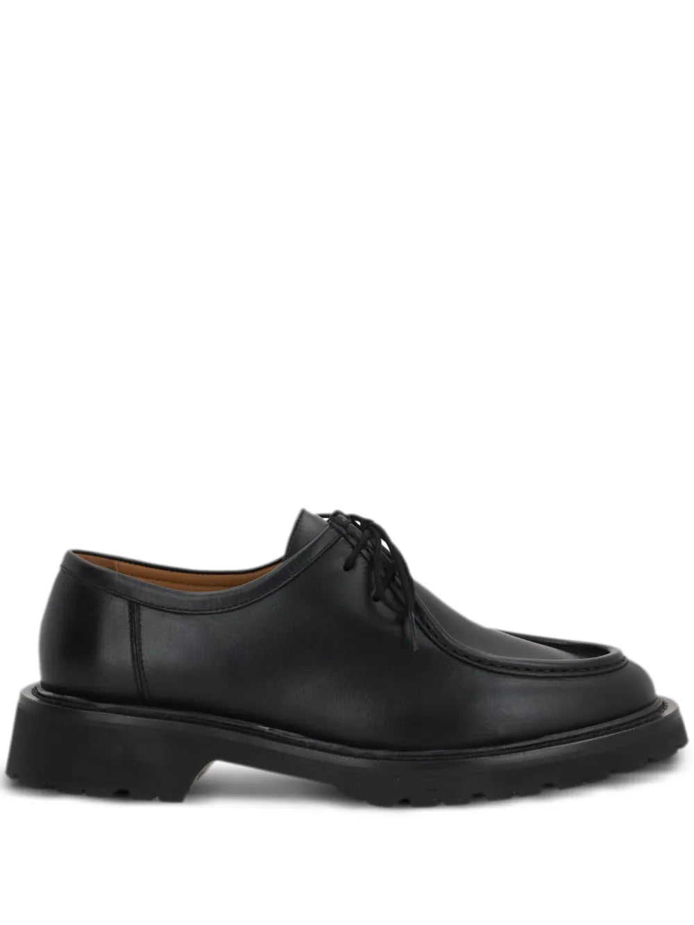 LEGRES smooth leather lace-up shoes