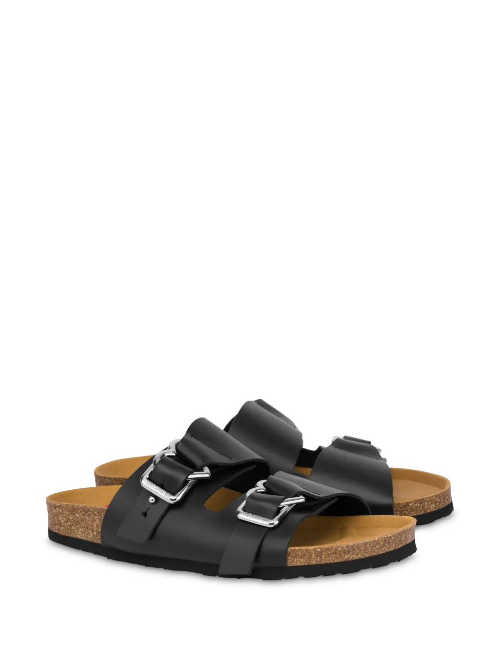 Love Moschino leather slides