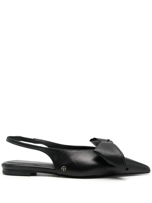 ANINE BING bow-detail ballet flats