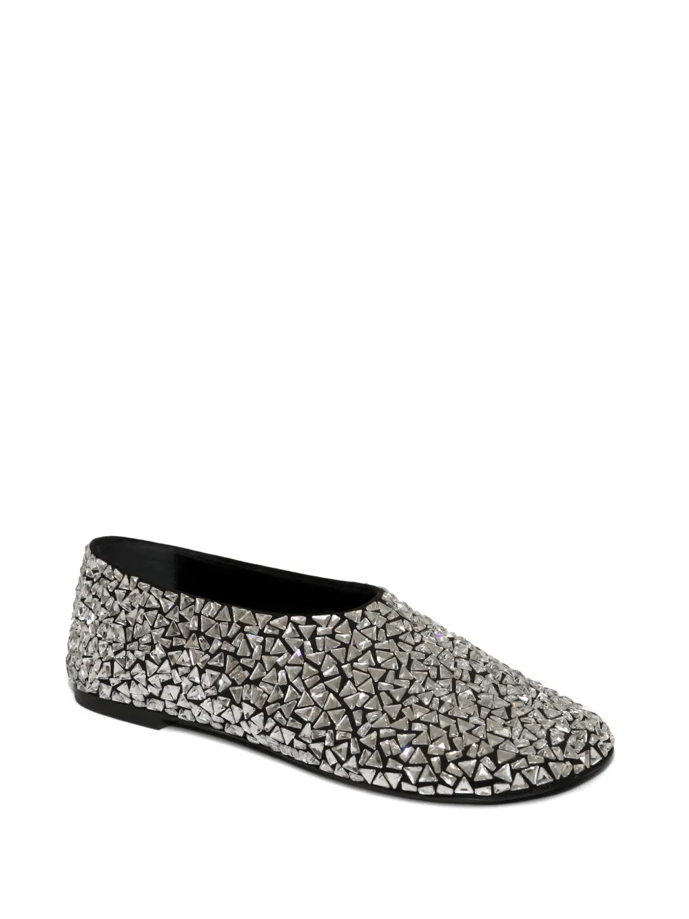 Proenza Schouler crystal-embellished ballerina shoes