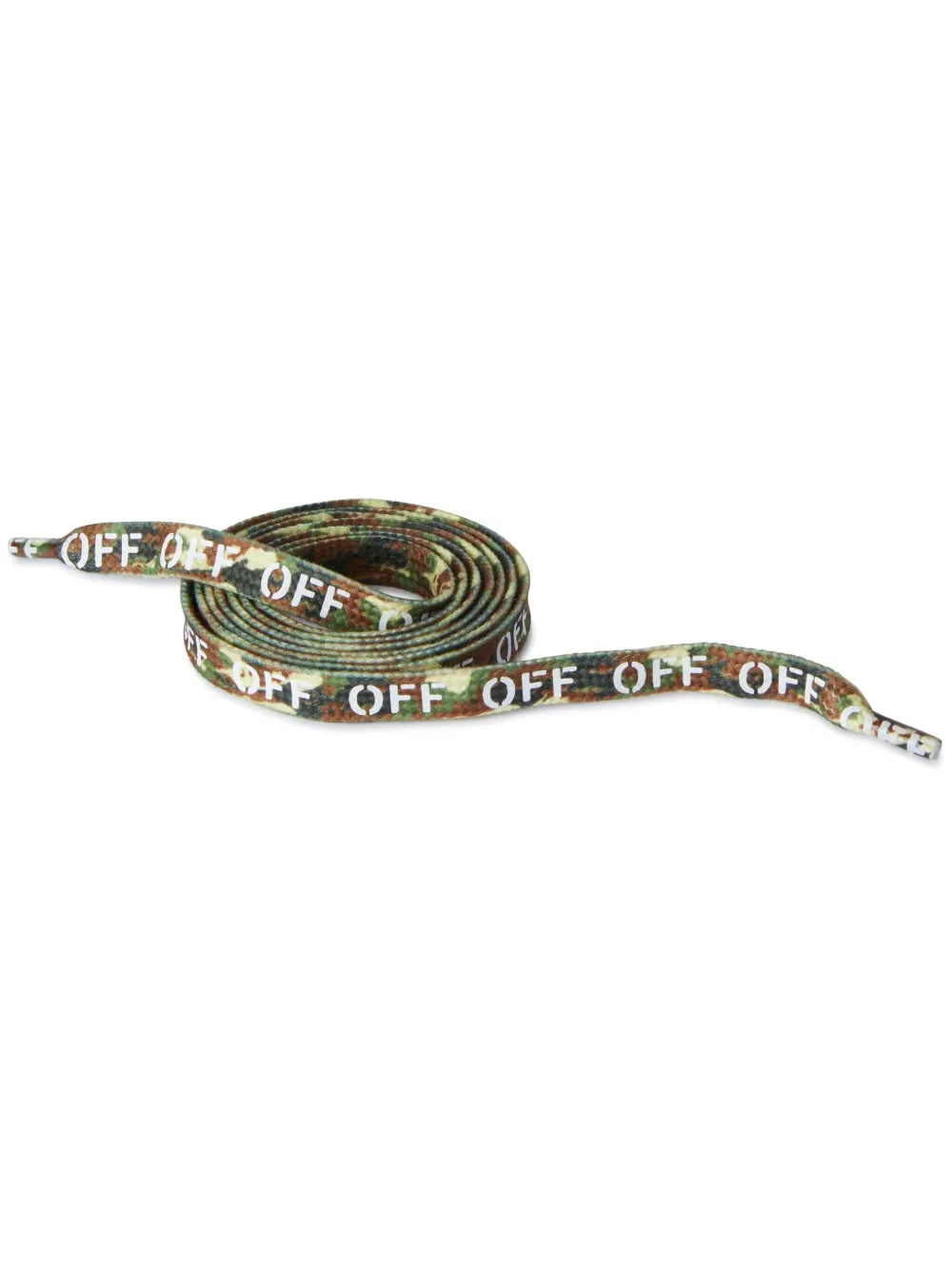 Off-White camouflage shoe laces