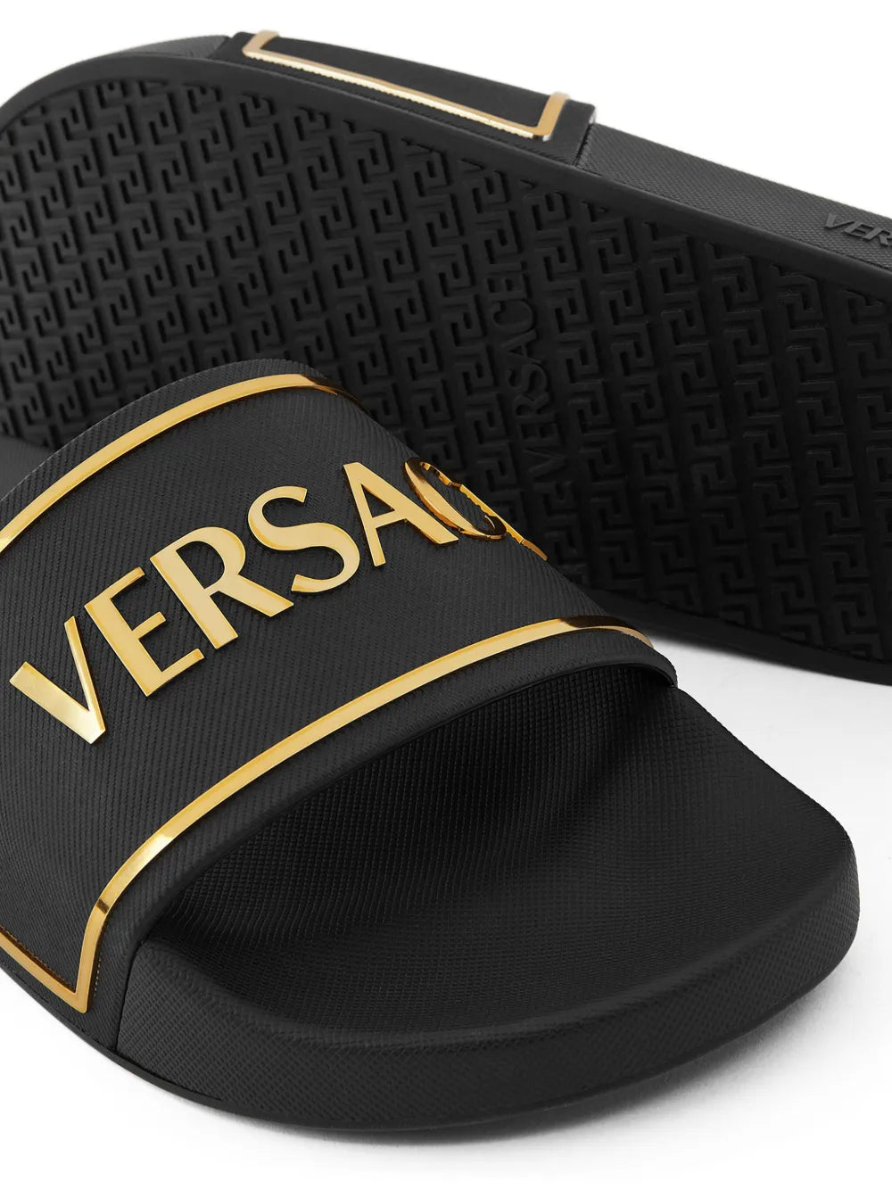 Versace logo slippers